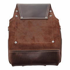 TRADESMITH TS5243- 10 POCKET TOP GRAIN LEATHER TOOL POUCH