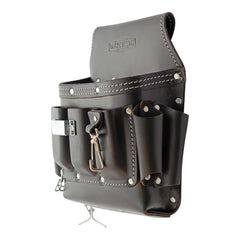TradeSmith TS5205 - Top Grain Leather Electrician's Tool Pouch